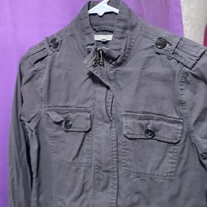 Zip up and button up jacket